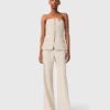 Top bustier entallado