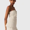 Top bustier entallado