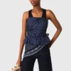 Top bustier estampado