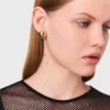 Top de jersey con diamantes