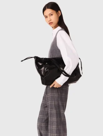 Top de punto con camisa extraíble