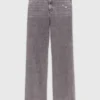 Vaqueros de pierna ancha con cinturón de eslabones Vaqueros de pierna ancha con cinturón de eslabones