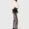 Vaqueros de pierna ancha con pedrería Vaqueros de pierna ancha con pedrería