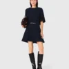Vestido 2 en 1 con efecto tweed