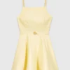 Vestido acampanado con tirantes