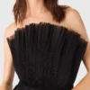 Vestido bustier de tul y organza Vestido bustier de tul y organza