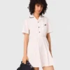 Vestido camisero de manga corta