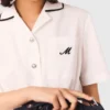 Vestido camisero de manga corta