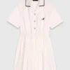 Vestido camisero de manga corta