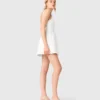 Vestido corto de satén
