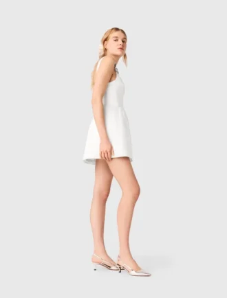 Vestido corto de satén Vestido corto de satén