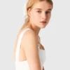 Vestido corto de satén
