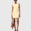 Vestido corto de tweed