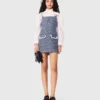 Vestido corto de tweed