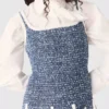 Vestido corto de tweed