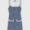 Vestido corto de tweed