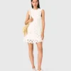 Vestido de croché con efecto espejo Vestido de croché con efecto espejo