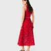 Vestido de croché con efecto espejo Vestido de croché con efecto espejo