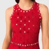 Vestido de croché con efecto espejo Vestido de croché con efecto espejo