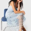 Vestido de ganchillo con forro extraíble Vestido de ganchillo con forro extraíble