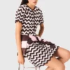 Vestido de ganchillo en zigzag Vestido de ganchillo en zigzag