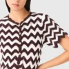 Vestido de ganchillo en zigzag Vestido de ganchillo en zigzag