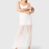 Vestido de tafetán y encaje Vestido de tafetán y encaje