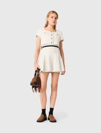 Vestido de tweed 2 en 1
