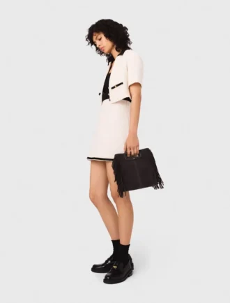 Vestido de tweed 2 en 1