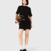 Vestido de tweed brillante 2 en 1