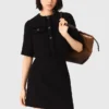 Vestido de tweed brillante 2 en 1