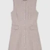 Vestido entallado con mini pedrería Vestido entallado con mini pedrería