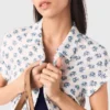 Vestido largo con estampado jacquard Vestido largo con estampado jacquard