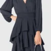 Vestido largo con volantes Vestido largo con volantes