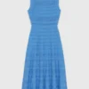 Vestido largo de punto calado Vestido largo de punto calado