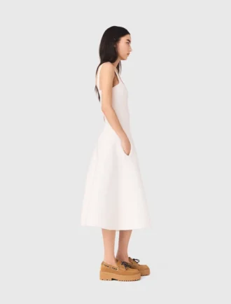 Vestido midi de punto