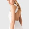 Vestido midi sin espalda Vestido midi sin espalda