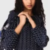 Vestido plisado con estampado de pañuelo Vestido plisado con estampado de pañuelo