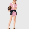 Vestido polo a rayas