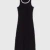 Vestido sin mangas de jersey Vestido sin mangas de jersey
