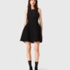 Vestido skater con pedrería