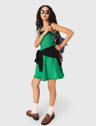 Vestido skater de punto