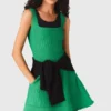 Vestido skater de punto