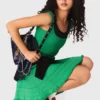 Vestido skater de punto
