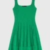 Vestido skater de punto