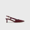 Zapatos de salón con talón abierto
