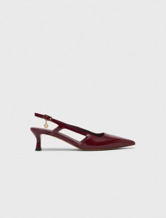 Zapatos de salón con talón abierto