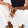 Zapatos náuticos con plataforma de ante