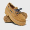 Zapatos náuticos con plataforma de ante