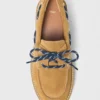 Zapatos náuticos con plataforma de ante